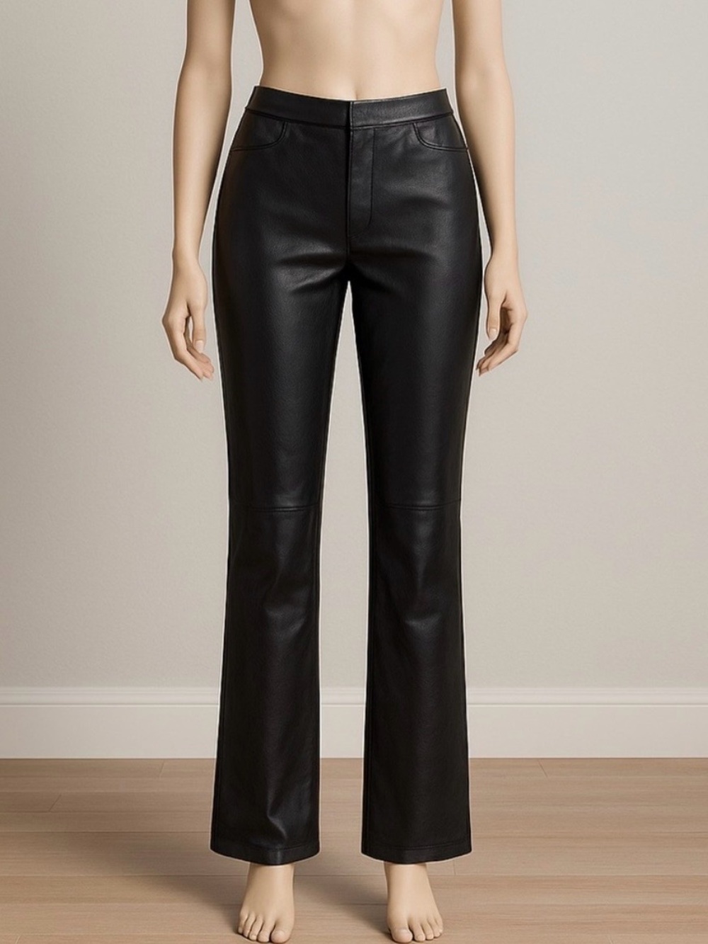 Investments lamb skin leather pants